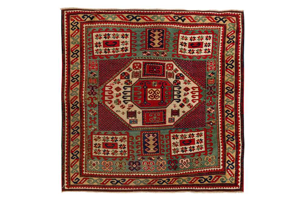 Lot 106 - AN ANTIQUE KAZAK KARACHOPF RUG, SOUTH CAUCASUS