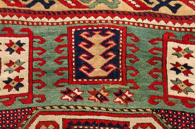 Lot 106 - AN ANTIQUE KAZAK KARACHOPF RUG, SOUTH CAUCASUS