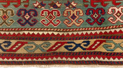 Lot 106 - AN ANTIQUE KAZAK KARACHOPF RUG, SOUTH CAUCASUS