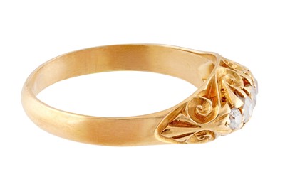 Lot 291 - A DIAMOND RING, CIRCA 1902