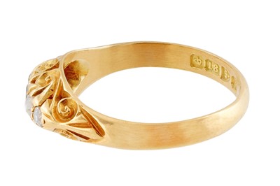 Lot 291 - A DIAMOND RING, CIRCA 1902