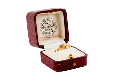 Lot 291 - A DIAMOND RING, CIRCA 1902