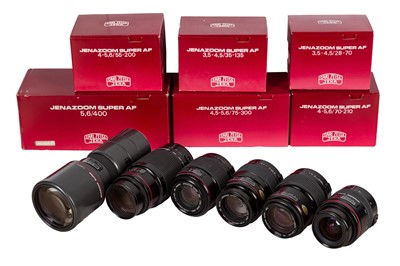 Lot 1084 - A Selection of Carl Zeiss Jena Jenazoom Super AF Canon Fit Lenses