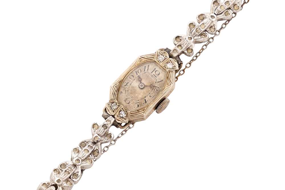 Lot 73 - AN ART DECO COCKTAIL WATCH