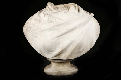 Lot 83 - Circa 18th century. A carved white marble bust...