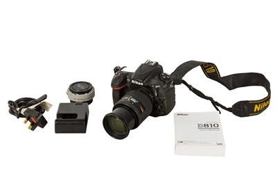 Lot 186 - A Nikon D810 DSLR Camera Outfit