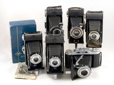 Lot 1103 - A Group of Agfa Billy 120 Folding Cameras.