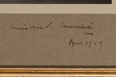 Lot 398 - Churchill (Winston Spencer) and Stanley Baldwin