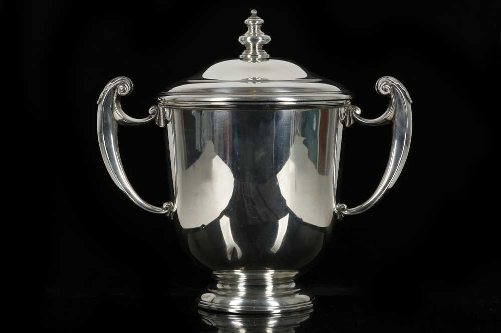 Lot 353 - An antique George V Sterling Silver twin...