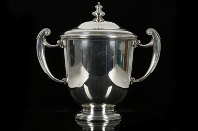 Lot 353 - An antique George V Sterling Silver twin...