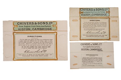 Lot 285 - A CHIVERS 'GIVE THE FAMILY PLENTY OF FRUIT JELLIES' ADVERTISING DISPLAY CARD