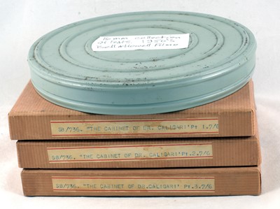 Lot 1099 - 9.5mm Cine Film Collection, The Cabinet of Dr Caligari, Steam Trains, etc
