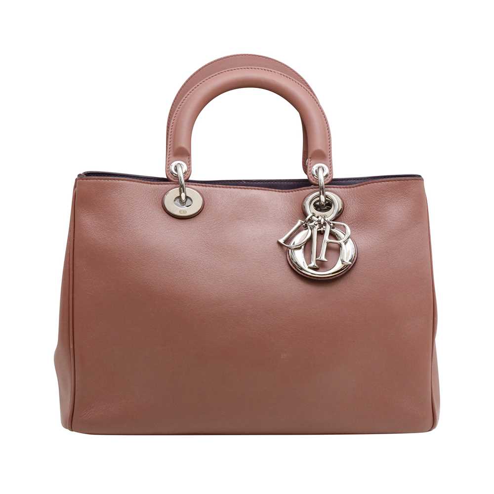 Lot 10 - Christian Dior Dusty Rose Medium Diorissimo Bag