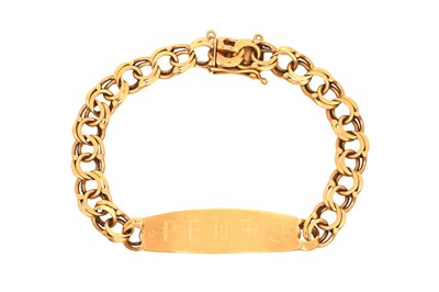 Lot 56 - A NAME BRACELET