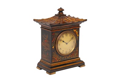 Lot 70 - AN EARLY 20TH CENTURY CHINOISERIE CASED CLOCK