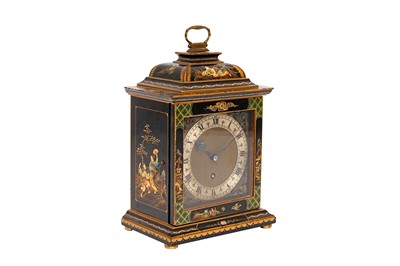 Lot 71 - AN EARLY 20TH CENTURY ENGLISH CHINOISERIE CLOCK