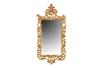 Lot 108 - A ROCOCO GILTWOOD MIRROR, 18TH CENTURY