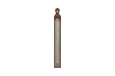 Lot 65 - DOLLOND, LONDON, A GEORGE III MAHOGANY STICK THERMOMETER