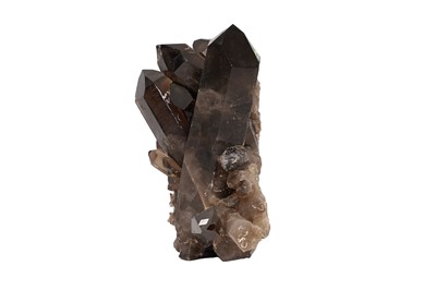 Lot 71 - A SMOKY QUARTZ CLUSTER