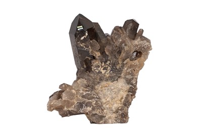 Lot 71 - A SMOKY QUARTZ CLUSTER