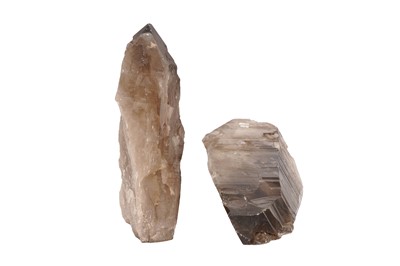 Lot 61 - TWO SMOKY QUARTZ CRYSTAL SPECIMENS