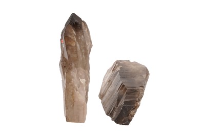 Lot 61 - TWO SMOKY QUARTZ CRYSTAL SPECIMENS