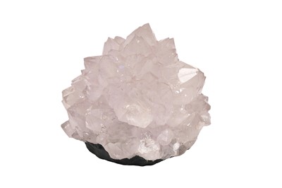 Lot 62 - A ROSE QUARTZ CLUSTER
