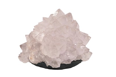 Lot 62 - A ROSE QUARTZ CLUSTER