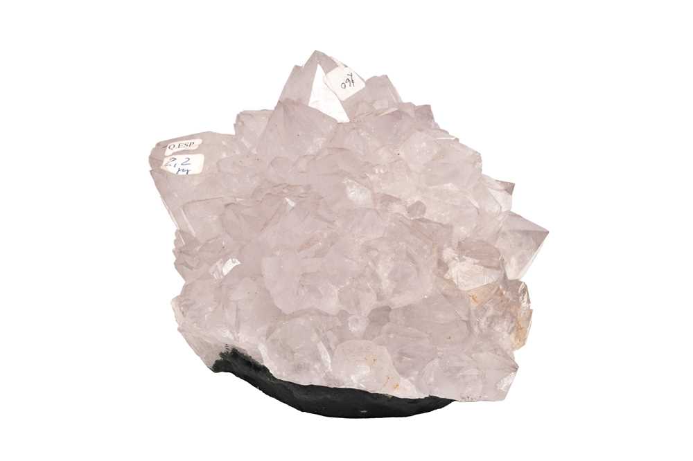 Lot 62 - A ROSE QUARTZ CLUSTER