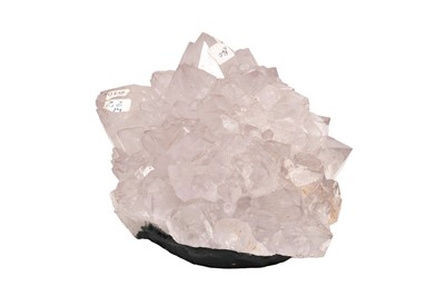 Lot 468 - A ROSE QUARTZ CLUSTER