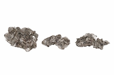 Lot 66 - A GROUP OF THREE NATURAL MUSCOVITE SPECIMENS