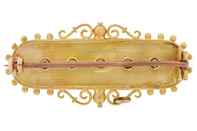 Lot 292 - A VICTORIAN DIAMOND BROOCH