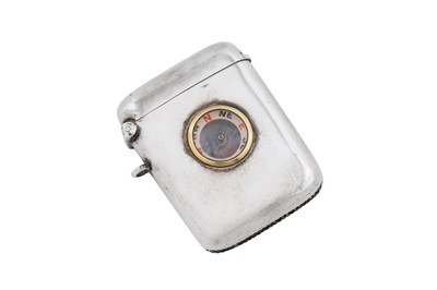 Lot 83 - An Edwardian sterling silver novelty vesta case, Birmingham 1907 by William Hair Haseler