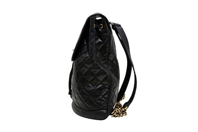 Lot 295 - Chanel Black CC Drawstring Backpack