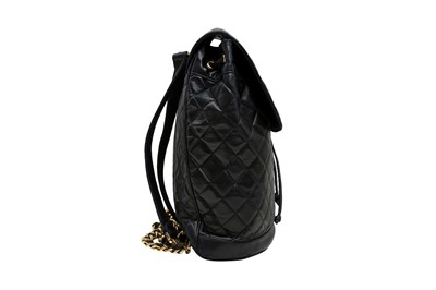 Lot 295 - Chanel Black CC Drawstring Backpack