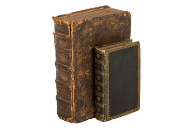 Lot 20 - Bibles. Biblia sacra. 1593 & Bible Containing the Old Testament and the New, 1655