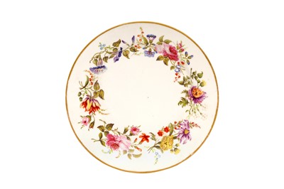 Lot 188 - AN EARLY 19TH CENTURY SWANSEA PORCELAIN PLATE