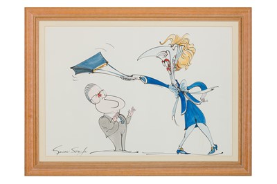 Lot 282 - Scarfe (Gerald) ‘A handbagging’