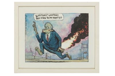 Lot 281 - Satirical cartoons