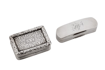 Lot 40 - A George III sterling silver vinaigrette, Birmingham 1804 by Samuel Pemberton