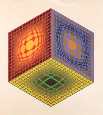 Lot 140 - VICTOR VASARELY (HUNGARIAN/FRENCH 1906-1997)