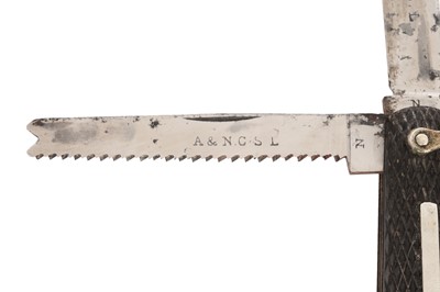 Lot 52 - A RARE ANTIQUE SPORTSMAN'S UTILITY KNIFE