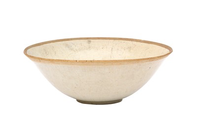 Lot 652 - A CHINESE QINGBAI MOULDED 'FISH' BOWL