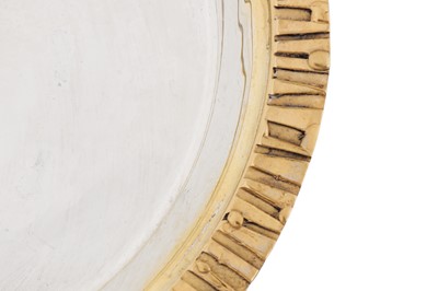Lot 443 - An Elizabeth II modernist parcel gilt sterling silver dish, London 1978 by Brian Asquith (1930-2008)