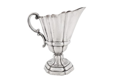 Lot A late 20th century Italian sterling silver ewer, Milan circa 1980, signed Gianmaria Buccellati