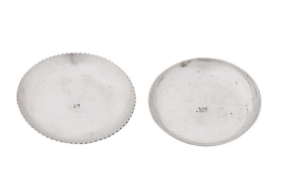 Lot 211 - An early 19th century Ottoman Turkish silver dish, circa 1835 Tughra of Mahmud II (r.1808-39)