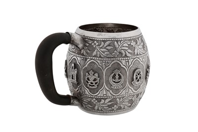 Lot 245 - A mid-20th century Malay silver mug, probably Penang circa 1960