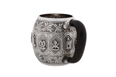 Lot 245 - A mid-20th century Malay silver mug, probably Penang circa 1960