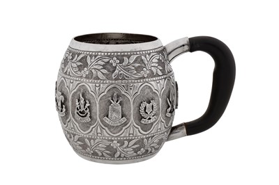 Lot 245 - A mid-20th century Malay silver mug, probably Penang circa 1960