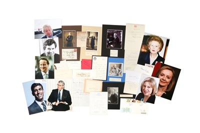 Lot 46 - Autograph Collection.- British Prime Ministers